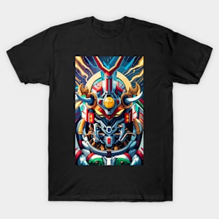 Mecha Oni Samurai Mask T-Shirt